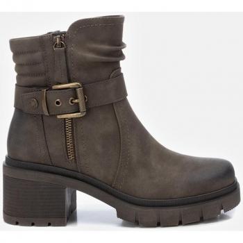 Botines de mujer Refresh 172265 negro con tacón ancho y cremallera lateral