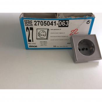 705041-063 TAPA BASE DE ENCHUFE GRIS ESME