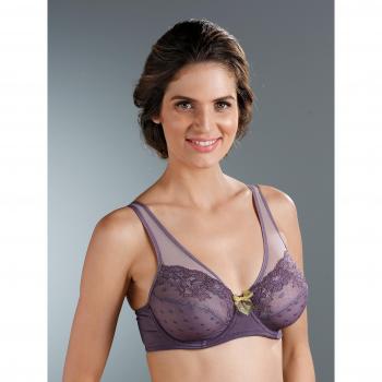 Glamour‑Tüll BH für Damen, bestickt, 95 – Harmony