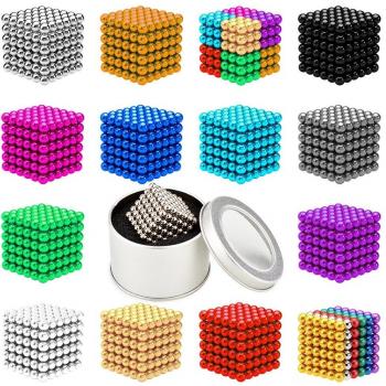 Puzzle Décompression Buckyballs 5 mm – 216 perles magnétiques