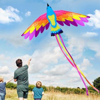 Leichtgewichtiger Stranddrachen – 180 × 90 cm, bunt, für Kinder und Erwachsene
