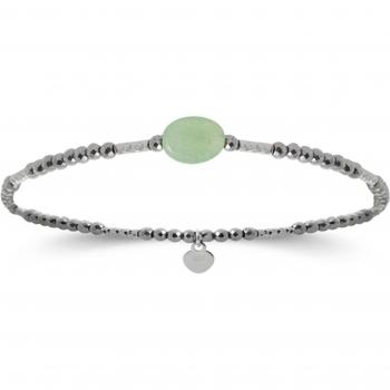 Bracciale Mineralia con Quartzite Verde – R4093