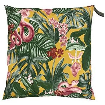 Mustard Medinilla Outdoor Seating Cushion