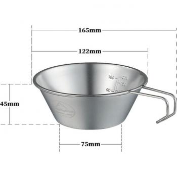 CAMPINGMOON Leichte Camping Tasse