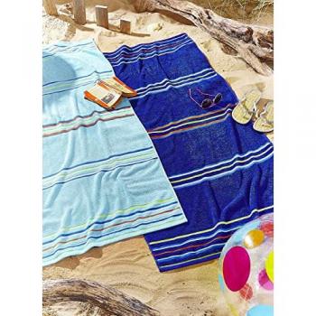 Catherine Lansfield Blue/Navy Rainbow Towel Pair
