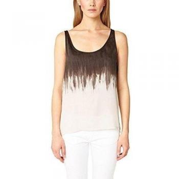 Blusa s.Oliver Premium Upper Casual con Estampado Batik para Mujer Color Marrón