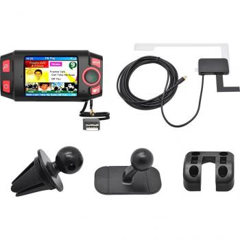 Adaptateur autoradio DAB+ avec kit mains-libres et Bluetooth