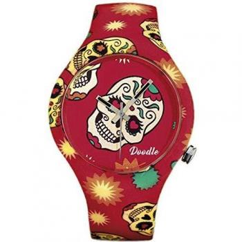 Reloj de silicona Doodle Skull DOCA001