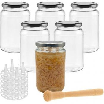 Mikken Fermentier Set 4 x PVC-freie Gläser