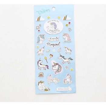 Unicornio Mini Pegatina para Álbumes