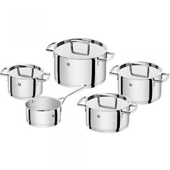 Zwilling Stainless Steel 5-Piece Pot Collection for Induction Cooking