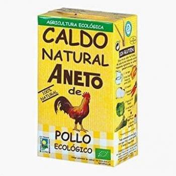 Caldo de pollo ecológico Aneto 1 litro