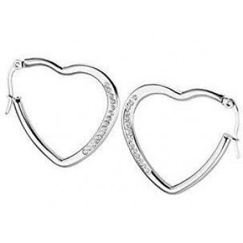 Pendientes de aro de acero inoxidable Lotus Style LS1954-4