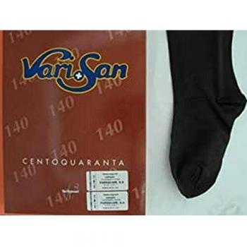 Varisan Media Larga Con Silicona Compresión Normal Marrón Talla 4, 1 Ud
