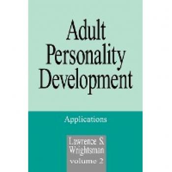 Sage Publications, Inc. Adult Personality Development, Vol. 2 : Applications