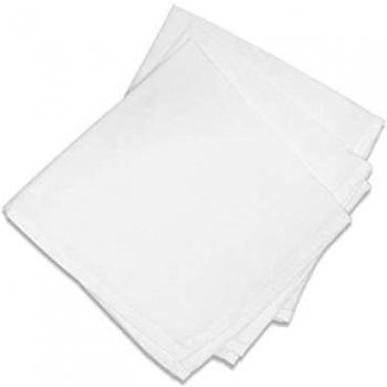 SOLEIL D'OCRE Trio de serviettes de table ALIX Blanc