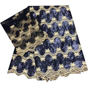 LIULANZHI 7-Yard Bazin Riche Fabric