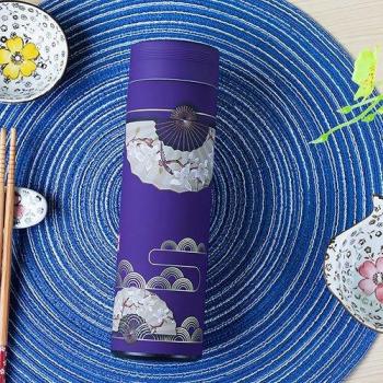Thermos Zoobé 450 ml, Acier 304, Design Sino, Filtre et Tasse Café