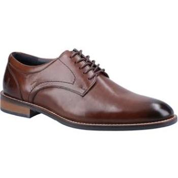 Men’s Hush Puppies Damien Laced Leather Shoe – Chocolate, 10