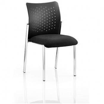 Academy Visitor Chair Black Without Arms BR000011 60757DY