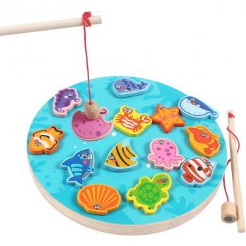 Wooden Magnetic Fishing Play Set