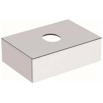 Geberit VariForm Unterschrank für Aufsatzwaschtisch, eine Schublade, Ablagefläche, Geruchsverschluss, Breite 75 cm