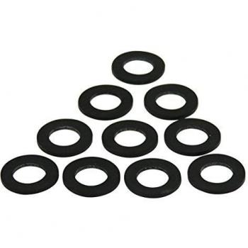 Accesorios de goma para lavadora, junta de 19 mm, color negro, 10 unidades