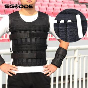 Chaleco de resistencia para ejercicio al aire libre, capacidad 1-15kg, con disco de acero