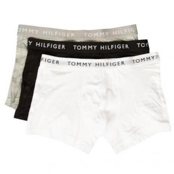 Tommy Hilfiger Herren 3er-Pack Boxershorts Essentials Trunks mit Logo
