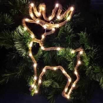 Festive 45cm LED Reindeer Decoration