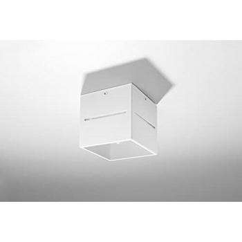 Licht-Erlebnisse Wandleuchte und Deckenleuchte Lorum GU10 Aluminium Weiß