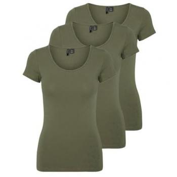 Maglia a Manica Corti Vero Moda Khaki M