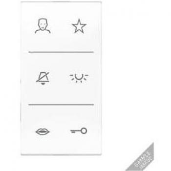 JUNG Zubehör: Video‑Sicherheitsabdeckung SI V6 CD DC W