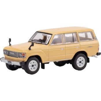 Toyota Land Cruiser 60 RHD Beige 1/64 Scale Model by Gaincorp
