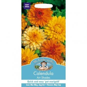 Mr. Fothergill's Calendula Art Shades Mixed Orange and Yellow Seeds