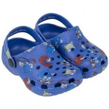 Zuecos Premium Sonic Azul para Niños Talla 26-27