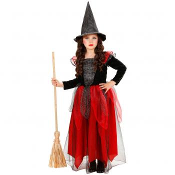 WIDMANN Sorcière Nocturne – Robe Longue Paillette Rouge