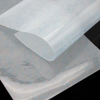 Feuille de cuir synthétique transparent 30*140 cm