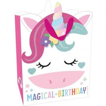 Legami Large Unicorn Gift Bag 26.5 x 32.5 x 11.5 cm