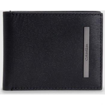 Calvin Klein Wallet for Men in Black Eco-Leather with RFID Protection (One Size)