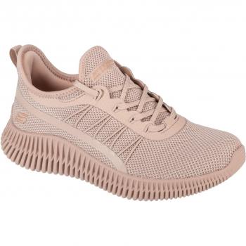 Baskets femme beige Skechers Bobs Geo-New Aesthetics