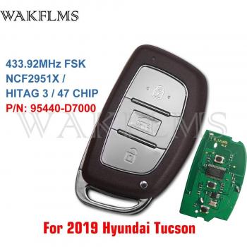 Hyundai Tucson 3-Button Remote Car Key 433MHz NCF2951X ID47