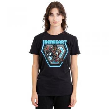 Marvel Black Panther Ironheart Glow T-Shirt – Black