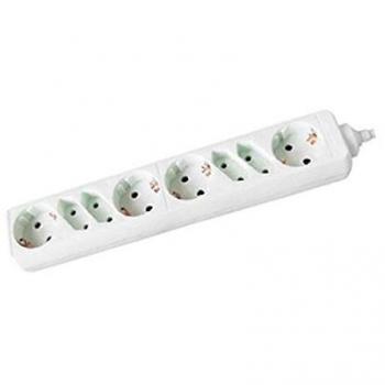 Regleta Phasak 8 Tomas Blanco 1.5m Protección Niños