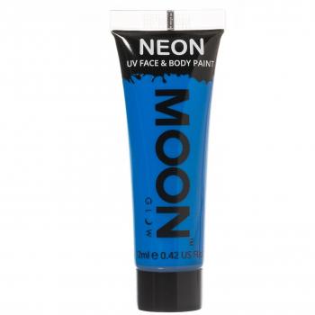 Himmelsblau Neon‑Bodypaint 12 ml – Intensiv UV