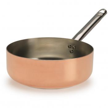 Casseruola Rame Stagnato 28 cm per Induzione – Agnelli ALCU107PI28