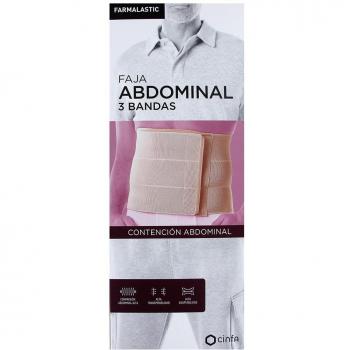 Faja Abdominal Farmalastic 3 Bandas 1 Unidad Talla M