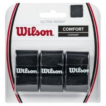Wilson Unisex Griffband Ultra Wrap – 3x schwarz