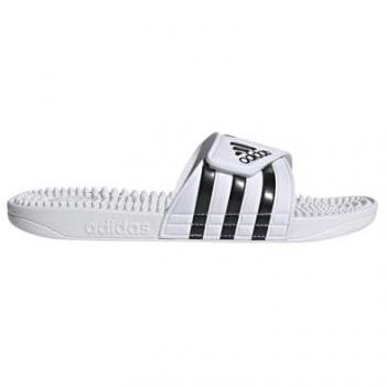 Adidas Unisex Adissage Slides – Cloud White & Core Black, UK 7