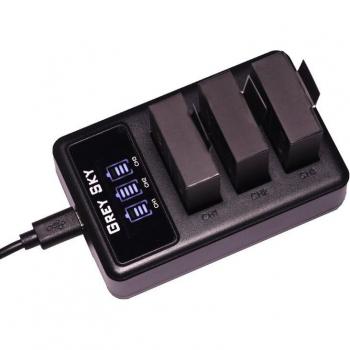 Batteries de secours 900 mAh SJCAM SJ4000 (x10) – compatible M10WiFi, SJ4000, SJ5000
